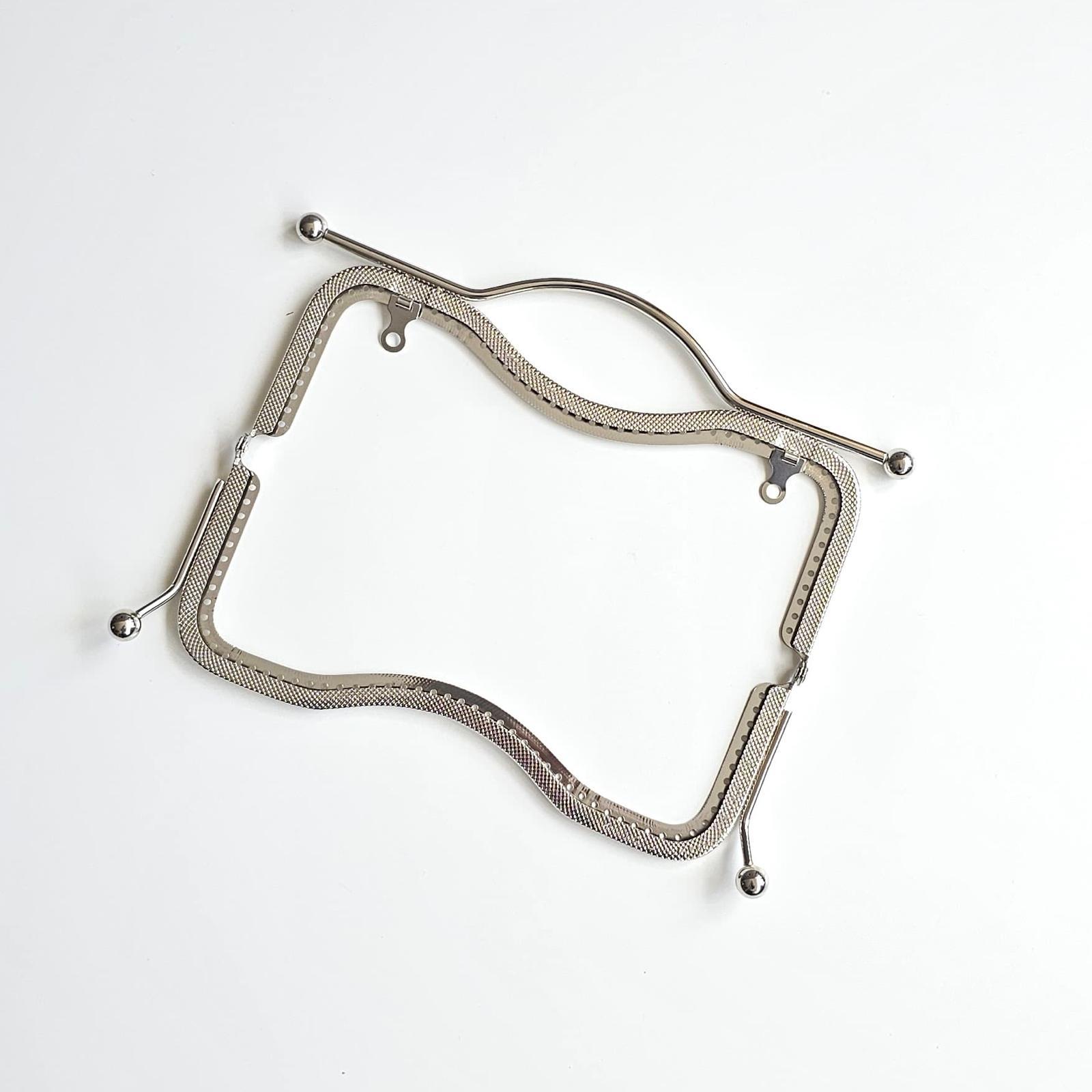 Saplı Çanta Klipsi Gümüş 21 Cm