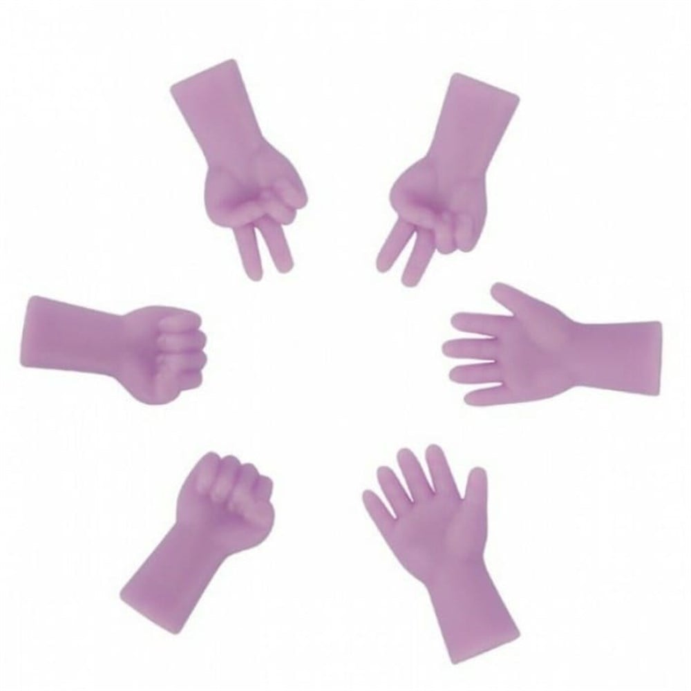 Şiş Başlığı | Silikon El Model Lila
