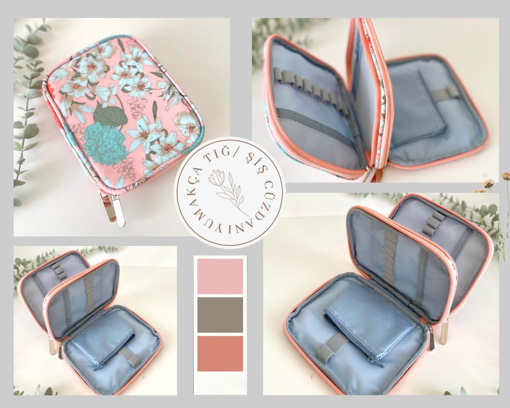 Tığ ve Örgü Malzemesi Çantası | Cüzdanı LE51-P