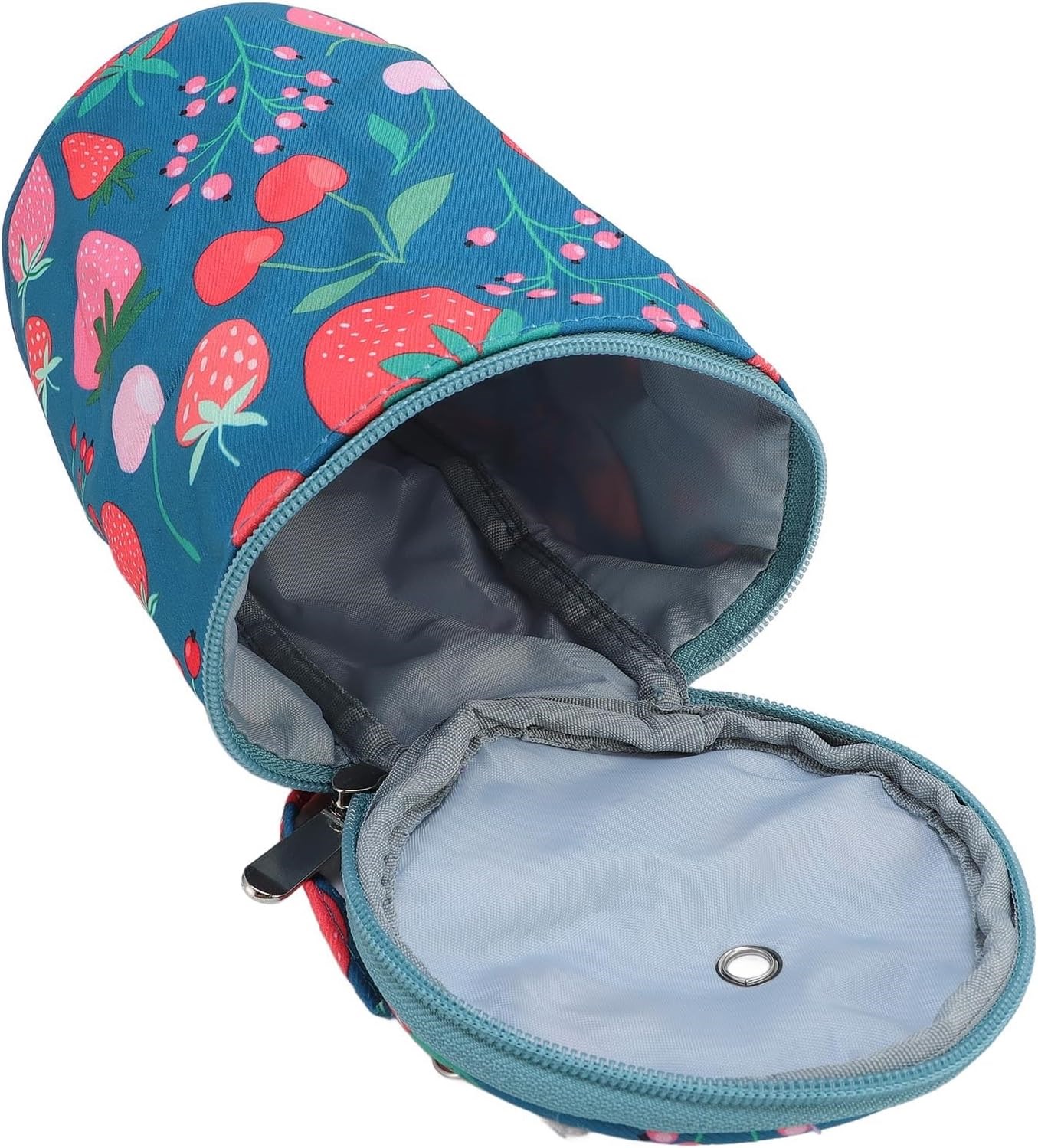 Yumak Çantası 12.5 x 18 Cm Mini Boy LE13 Çilekli Organizer Çanta