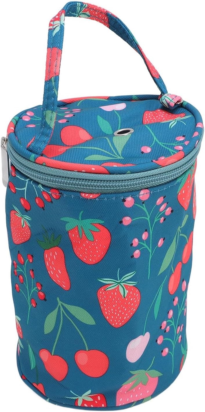 Yumak Çantası 12.5 x 18 Cm Mini Boy LE13 Çilekli Organizer Çanta