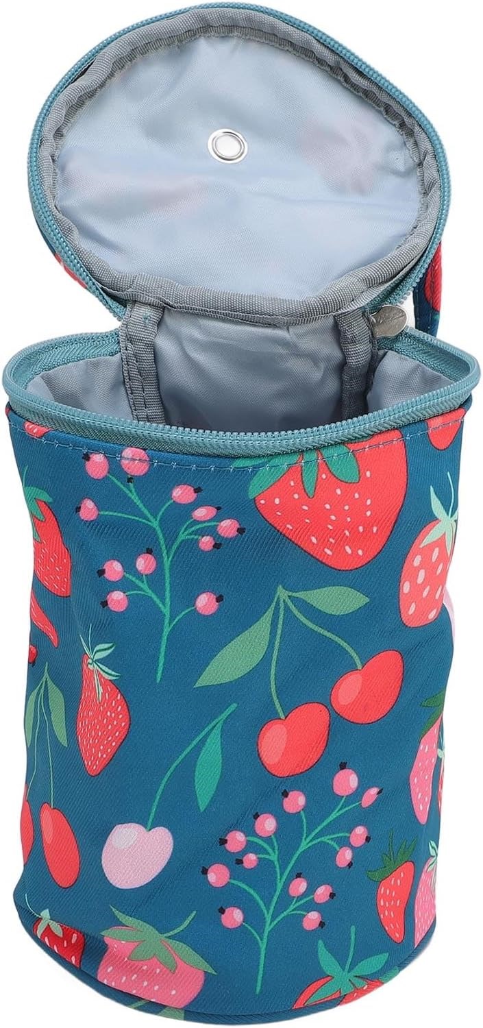 Yumak Çantası 12.5 x 18 Cm Mini Boy LE13 Çilekli Organizer Çanta