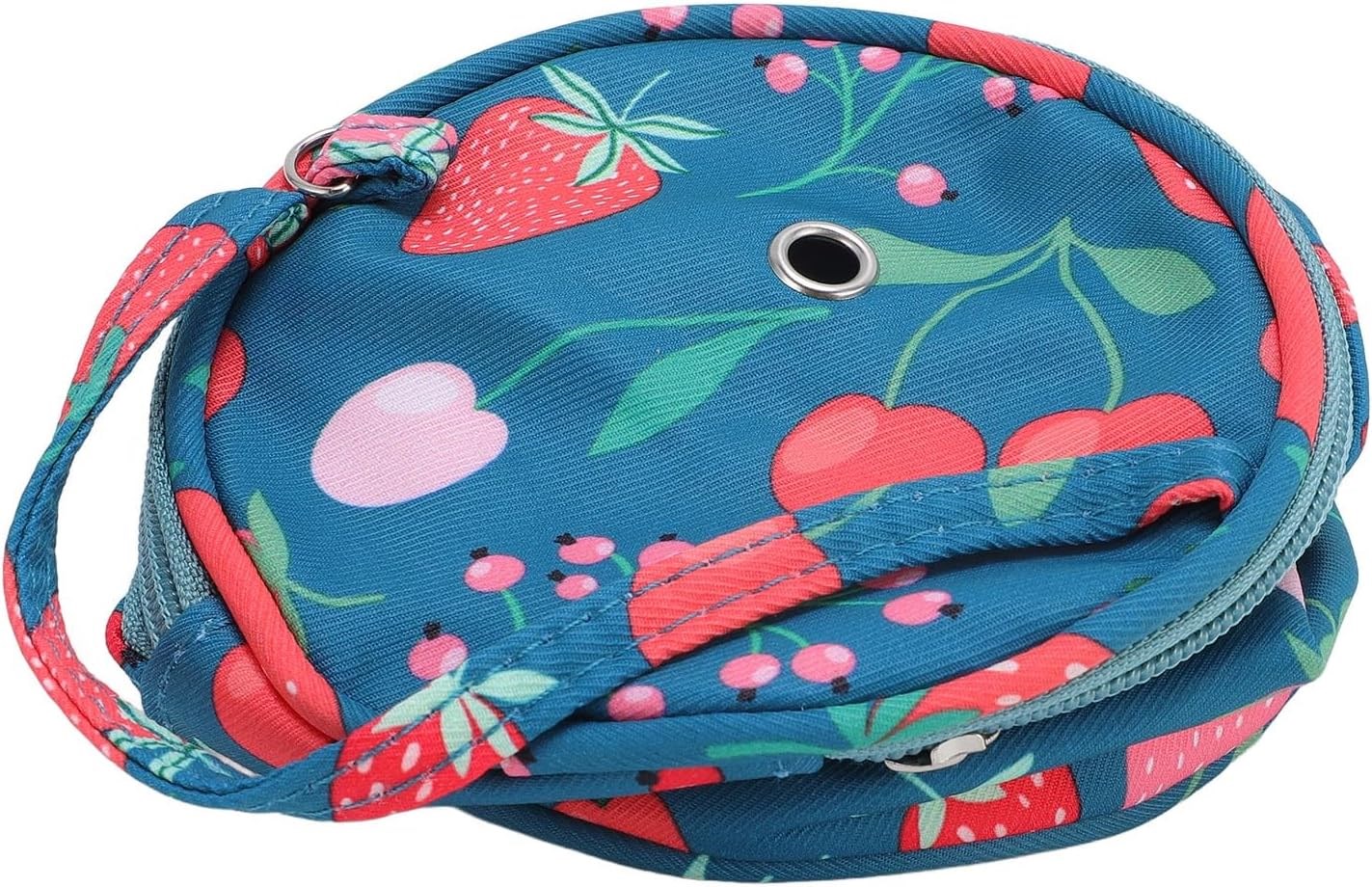 Yumak Çantası 12.5 x 18 Cm Mini Boy LE13 Çilekli Organizer Çanta