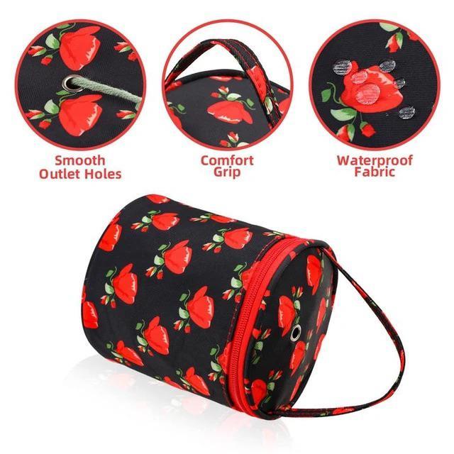 Yumak Çantası 13 x 14 Cm Mini Boy LE13 Siyah Organizer Çanta