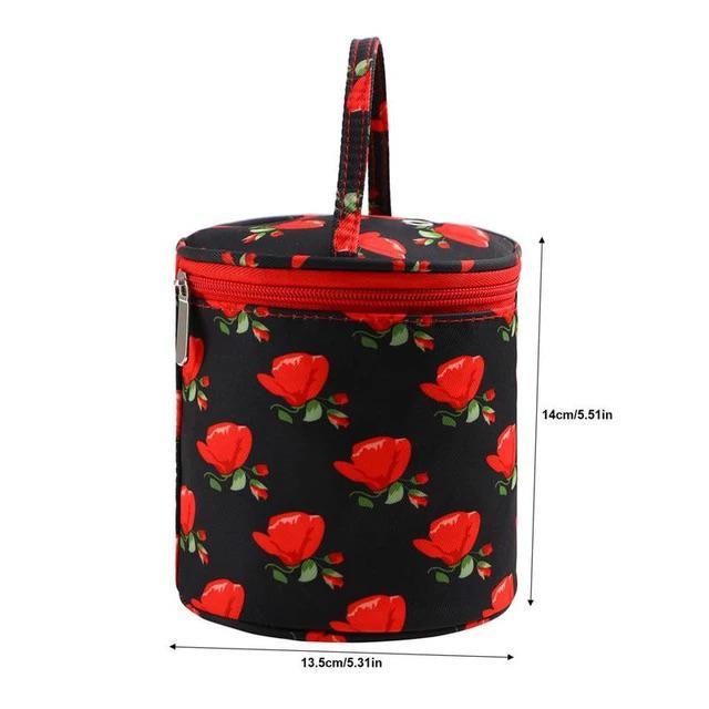 Yumak Çantası 13 x 14 Cm Mini Boy LE13 Siyah Organizer Çanta