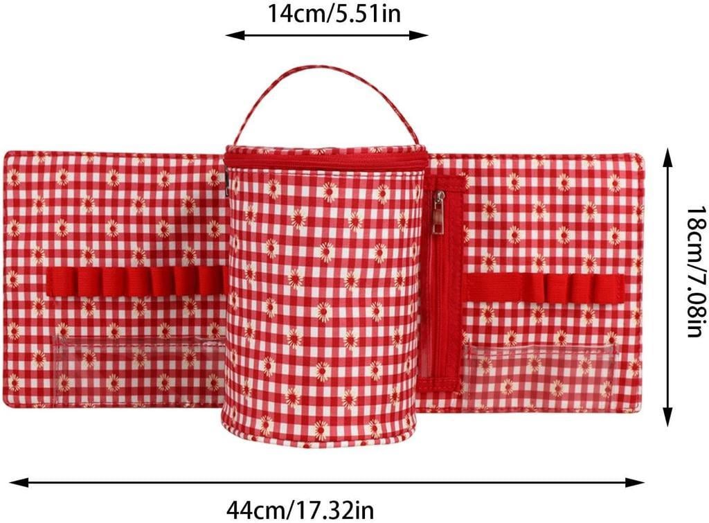 Yumak, Tığ ve Örgü Malzemeleri Çantası LE6 Kırmızı