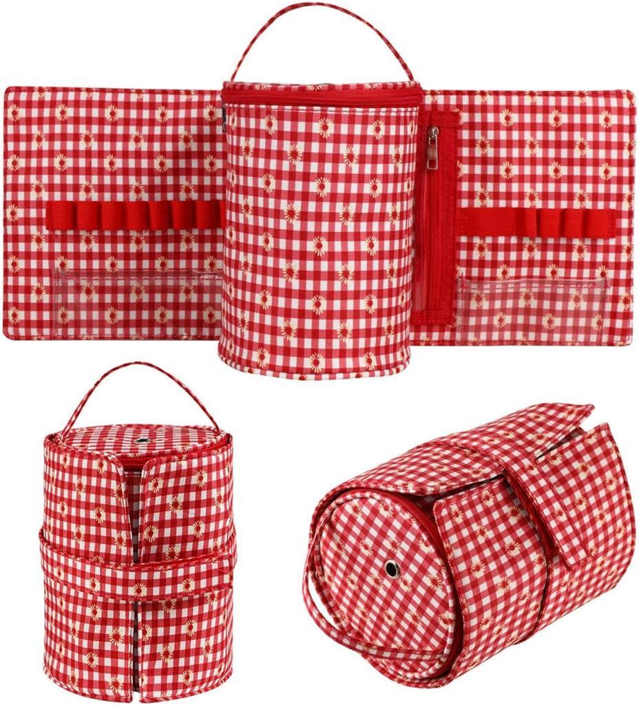 Yumak, Tığ ve Örgü Malzemeleri Çantası LE6 Kırmızı