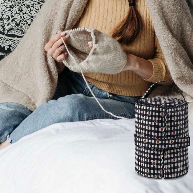 Yumak, Tığ ve Örgü Malzemeleri Çantası LE6 Siyah