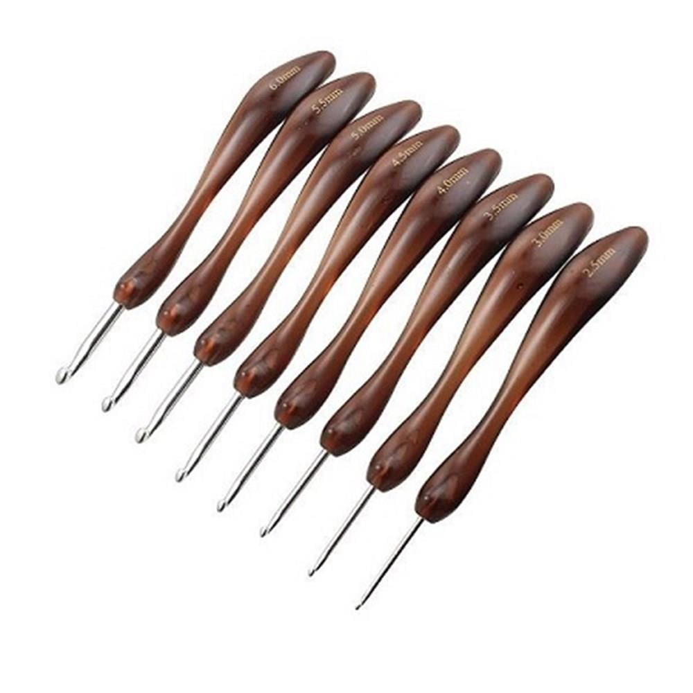 Zerafet Tığ Seti Kahverengi