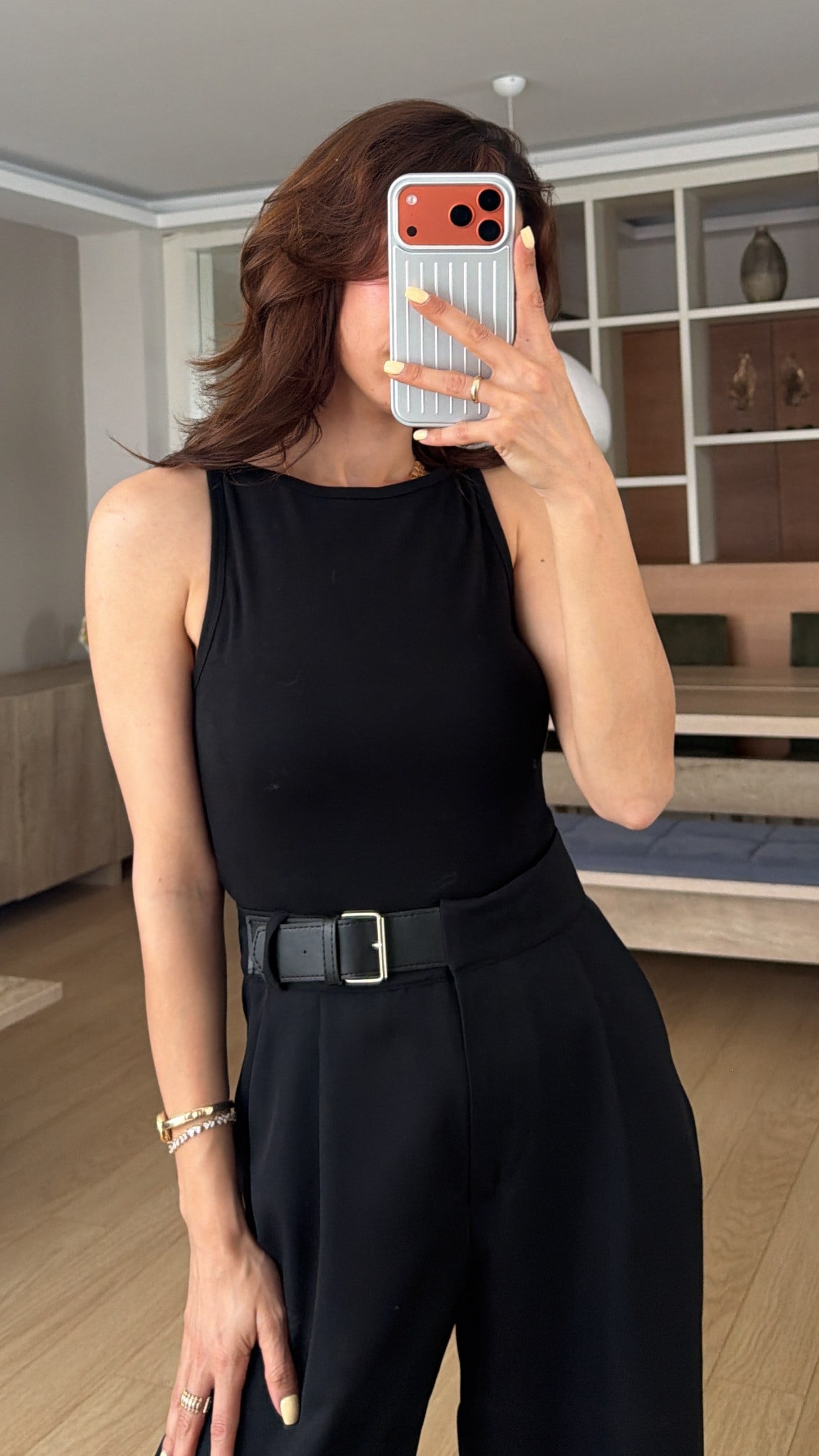 Dilvin Halter Yaka Crop Siyah 