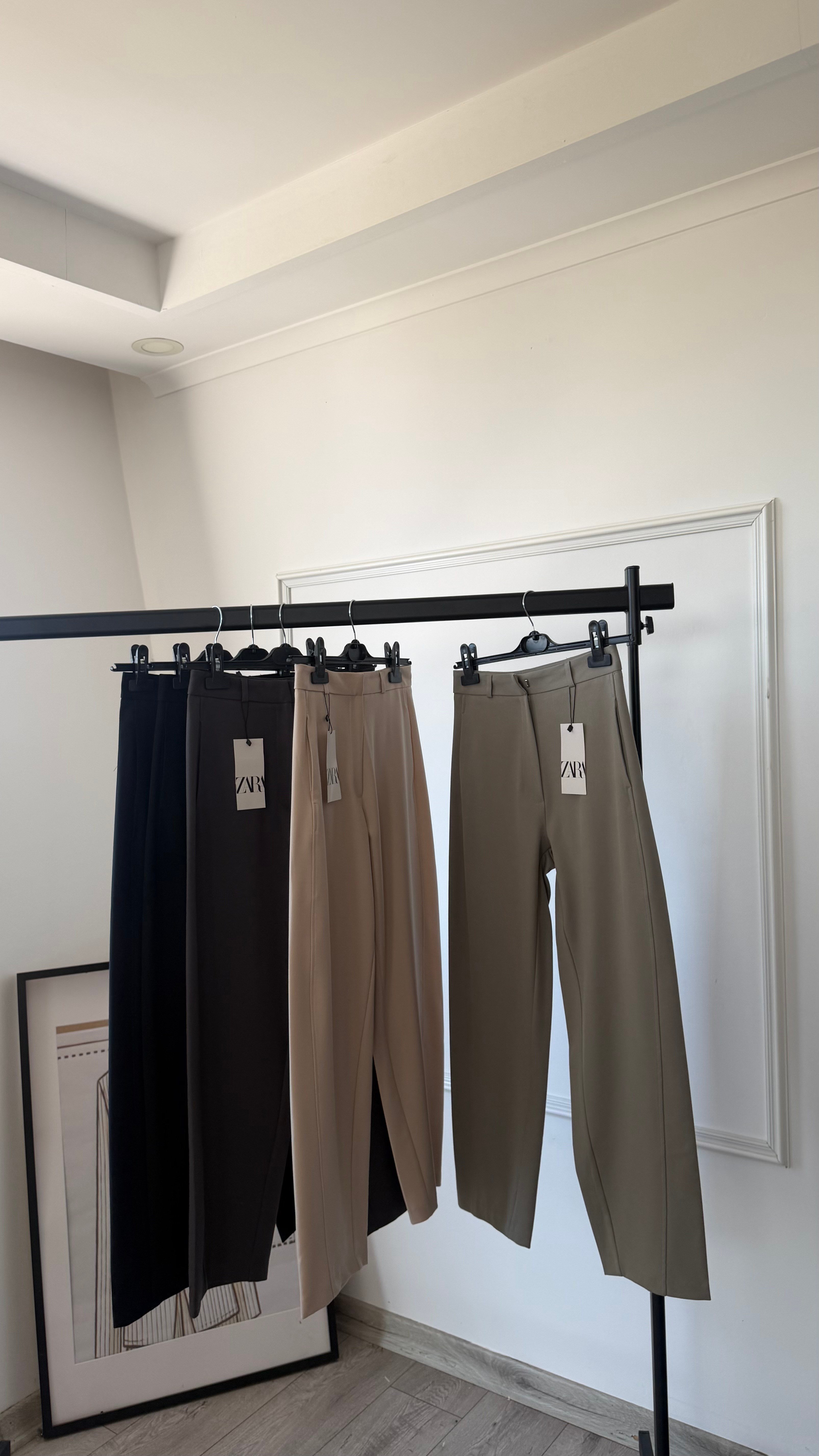 Füme Premium Doku Üstten Dikişli Havuç Pantolon 