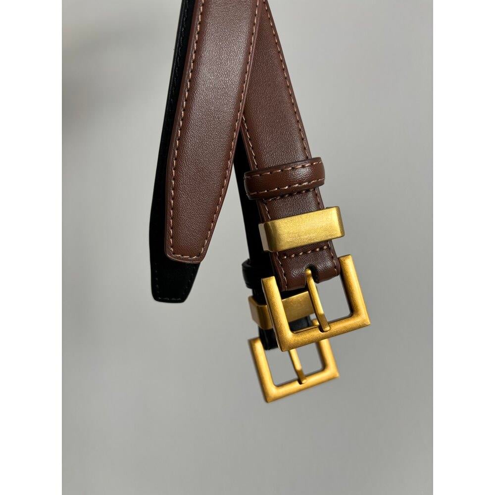 İthal Leather Kahve Kemer