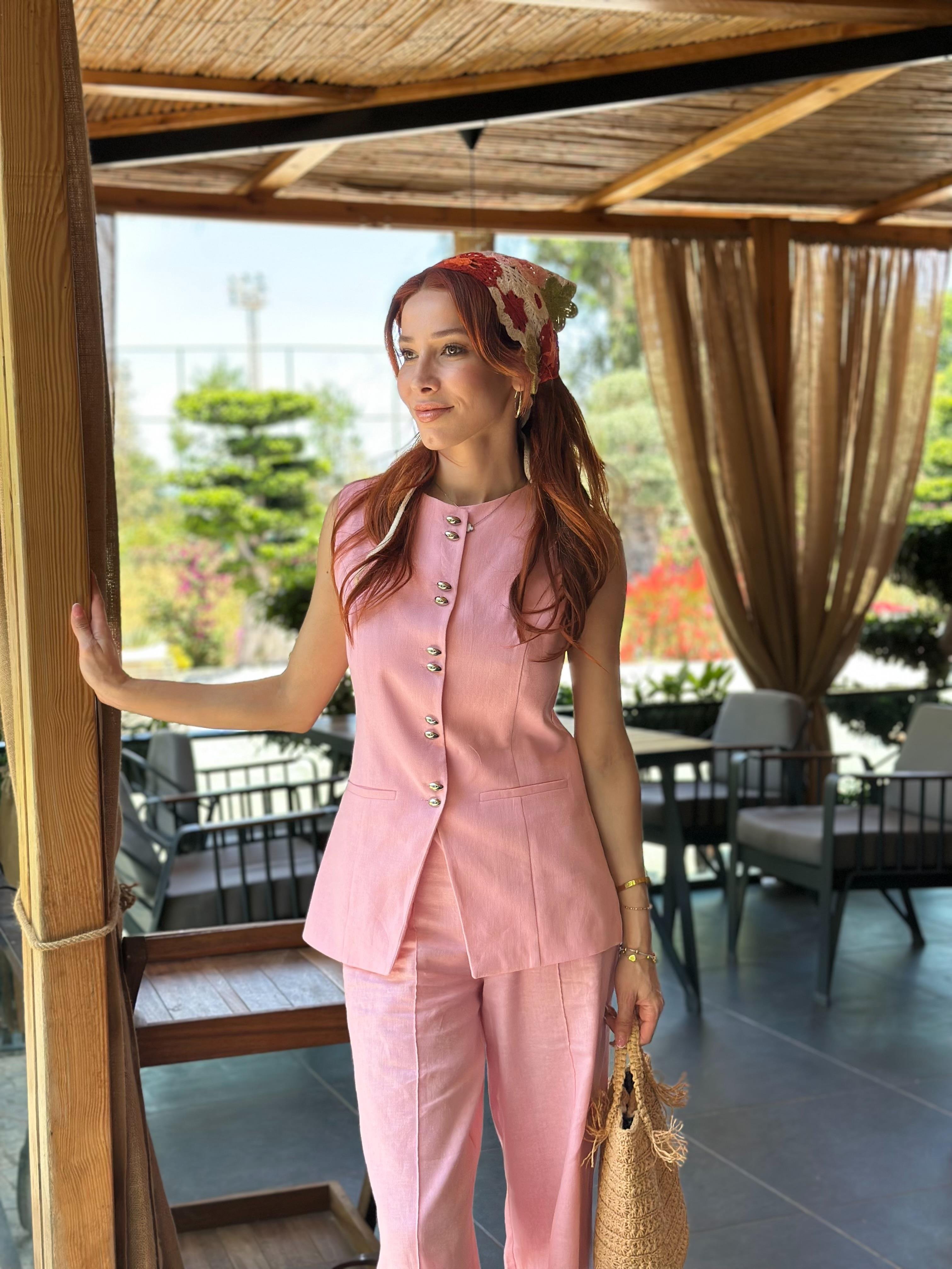 Pembe Keten YeleK Takım 