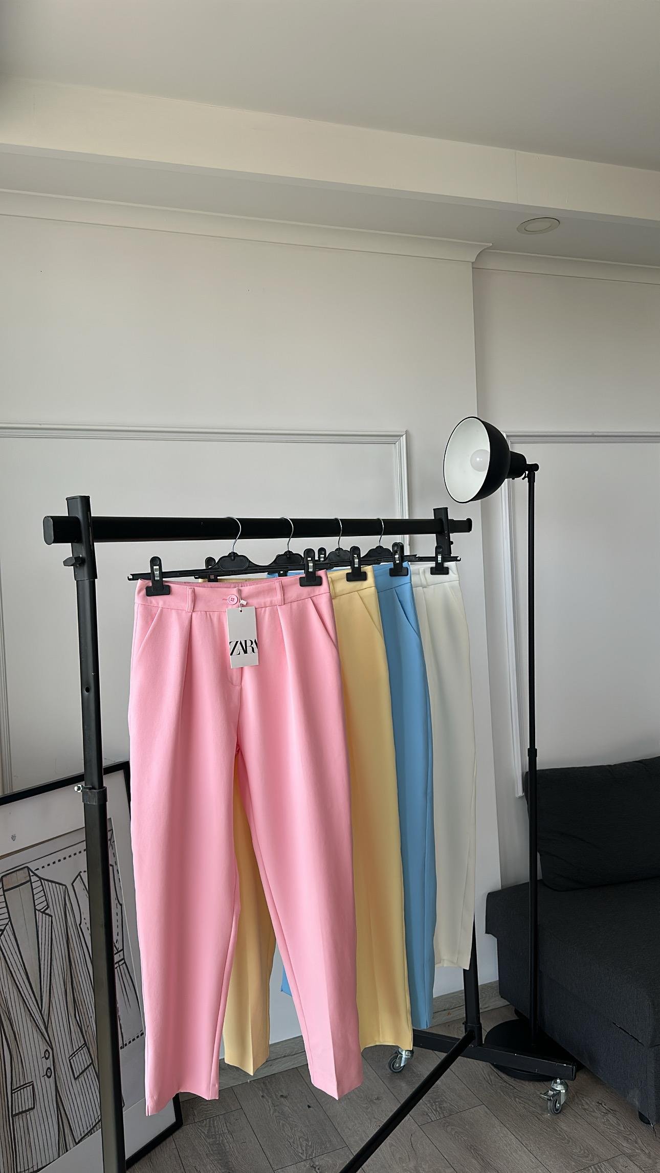 Pudra Pembe Havuç Pantolon 