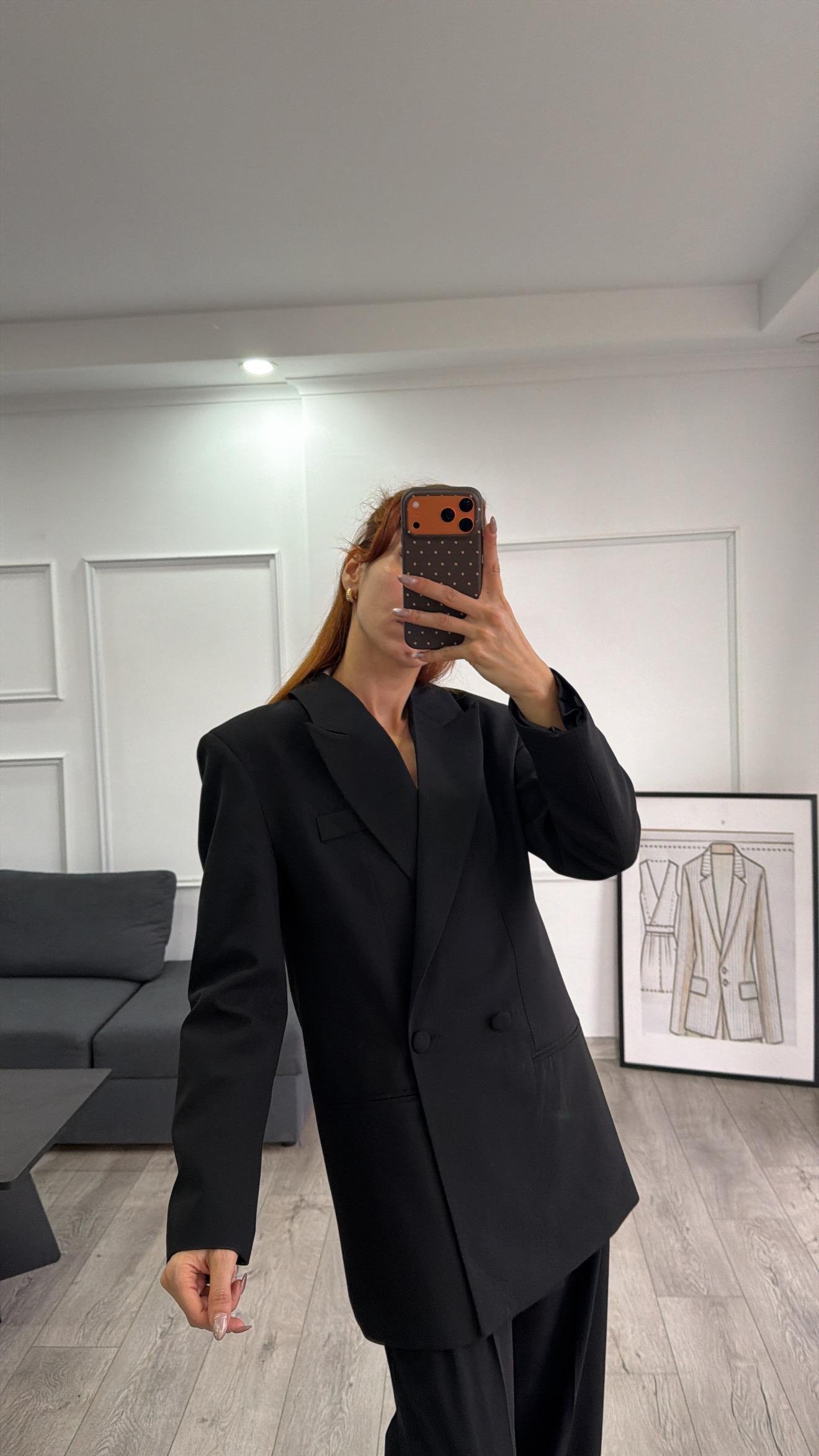 Siyah Premium Kalite Ceket Takım Elbise 