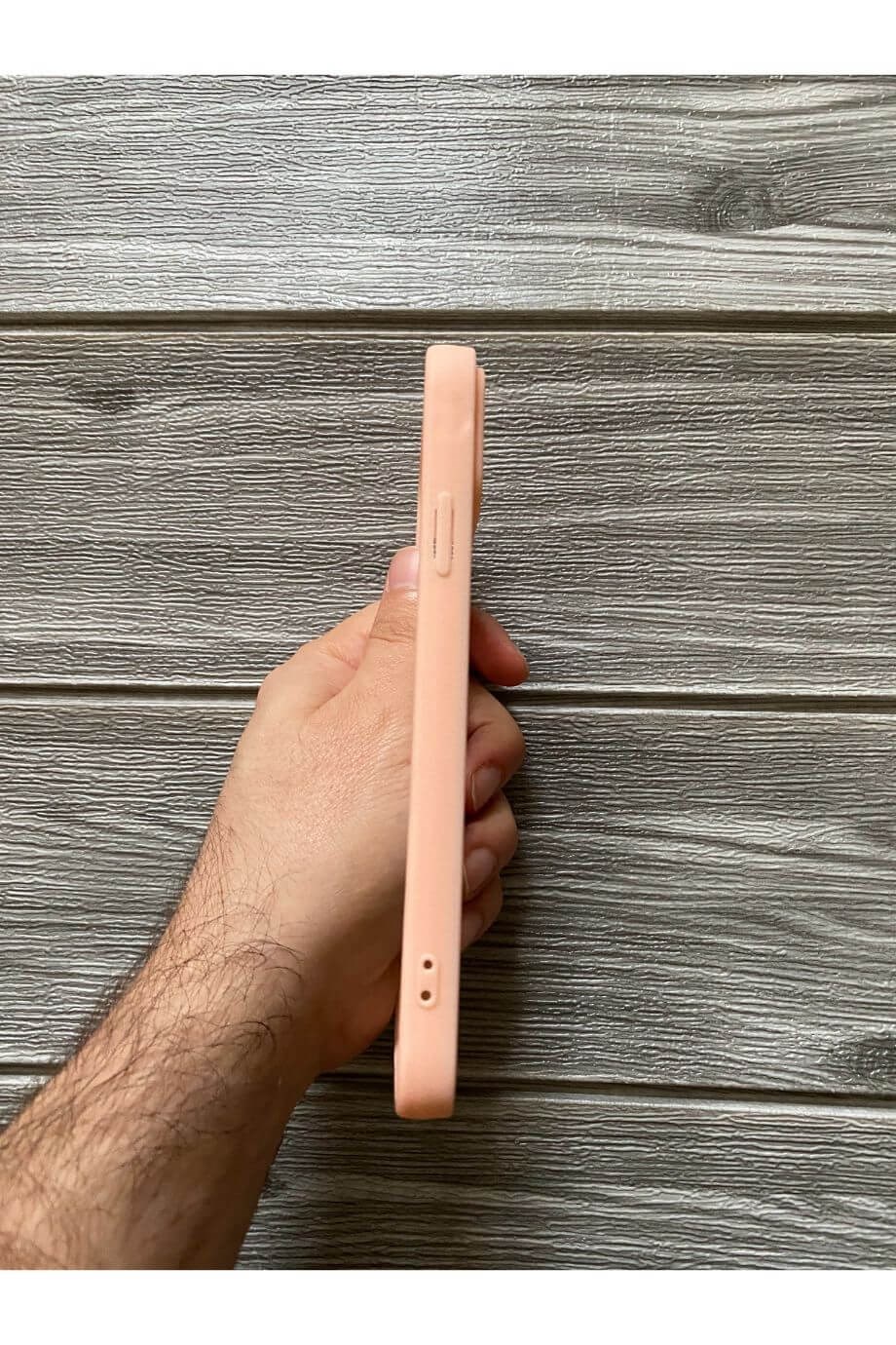 iPhone 11 Pro Max Pembe Kamera Sürgülü Şeffaf Kılıf