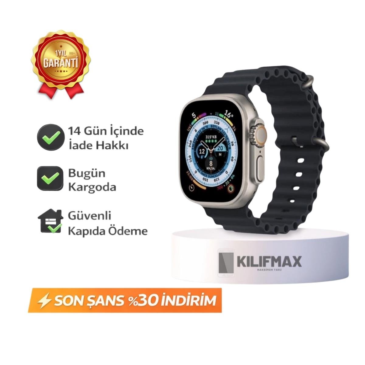 KILIFMAX Hk8 Pro Ultimate Akıllı Saat