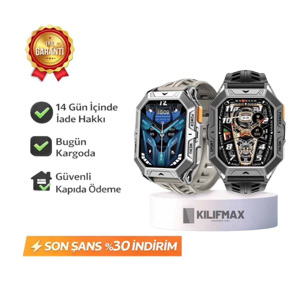 KILIFMAX X1 Pro Akıllı Saat
