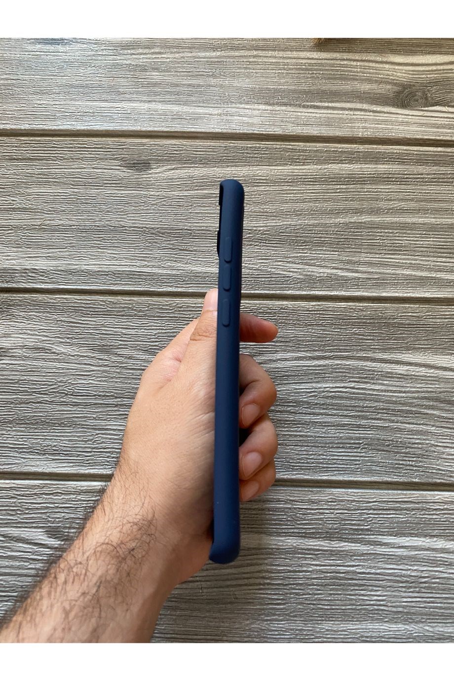 Mi Note 10 Lite Koyu Mavi Kamera Korumalı Lansman Kılıf