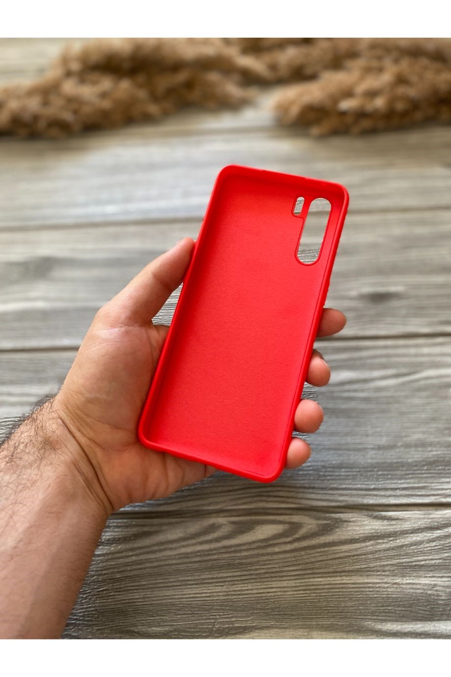 Oppo Reno 3 / A91 Kırmızı Lansman Kılıf