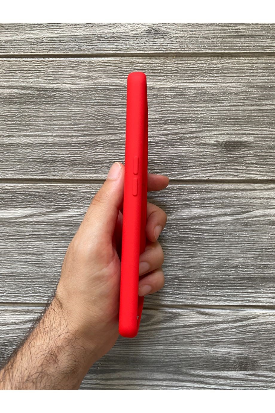 Realme 7 Pro Kırmızı Kamera Korumalı Lansman Kılıf
