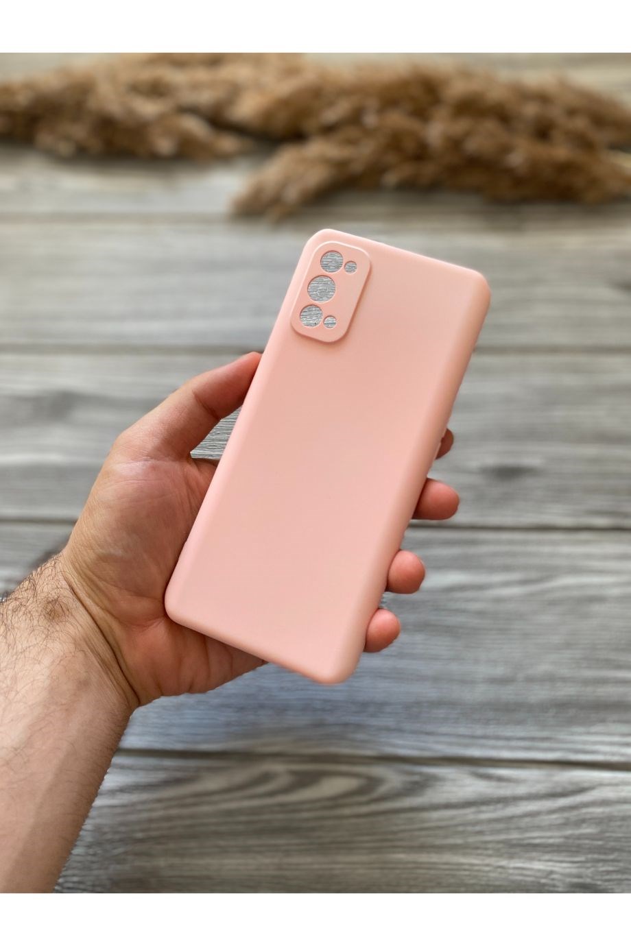 Realme 7 Pro Pembe Kamera Korumalı Lansman Kılıf