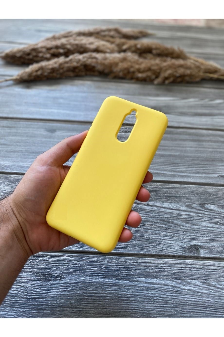 Redmi 8 Sarı Lansman Kılıf