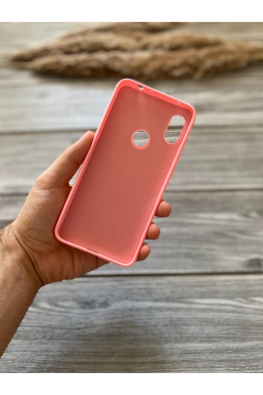 Redmi Note 6 Pro Pembe Lansman Kılıf