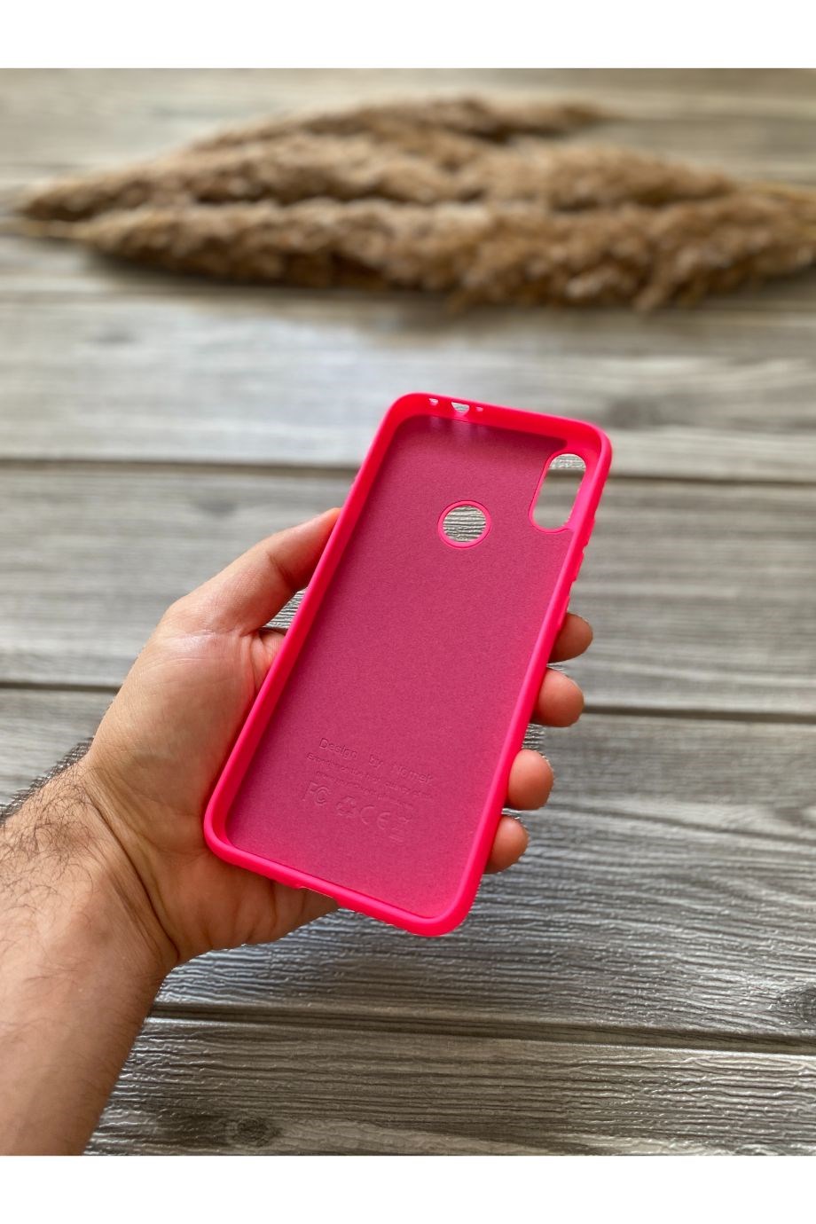 Redmi Note 7 Pembe Lansman Kılıf