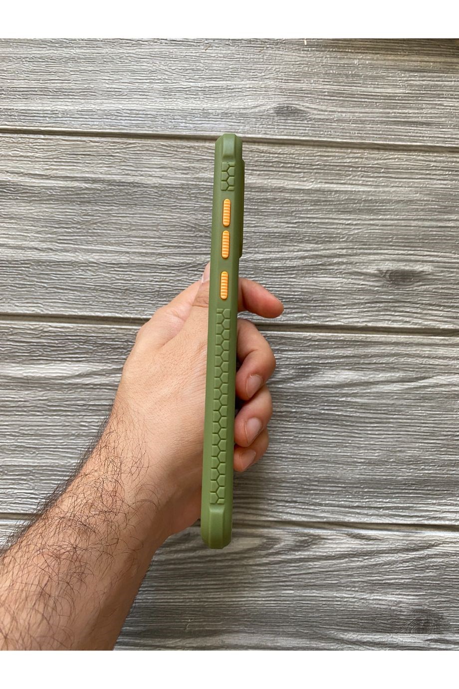 Redmi Note 8 Haki Yeşili Şeffaf Mika Kılıf