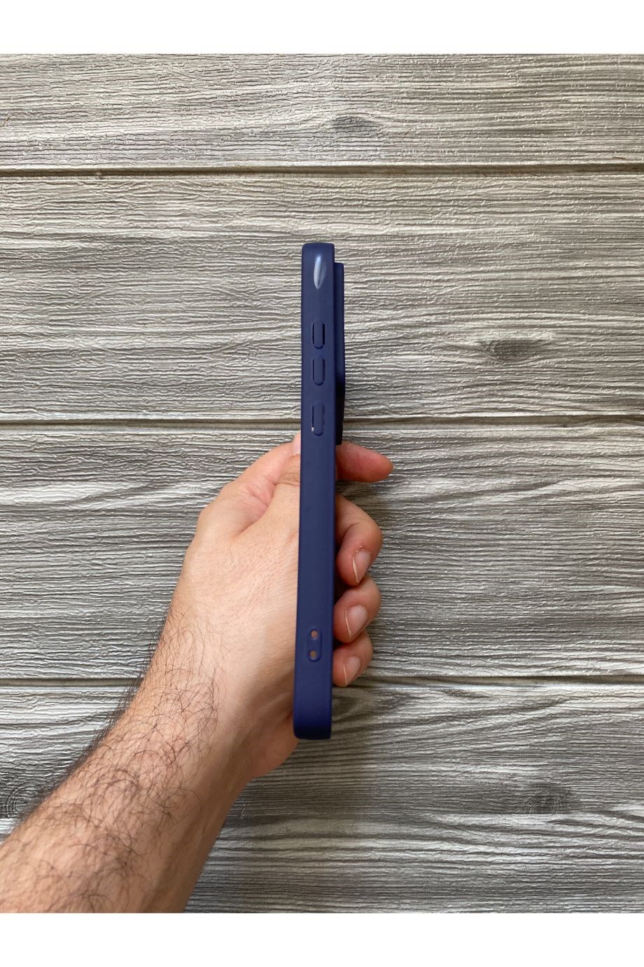 Redmi Note 8 Lacivert Kamera Sürgülü Şeffaf Kılıf