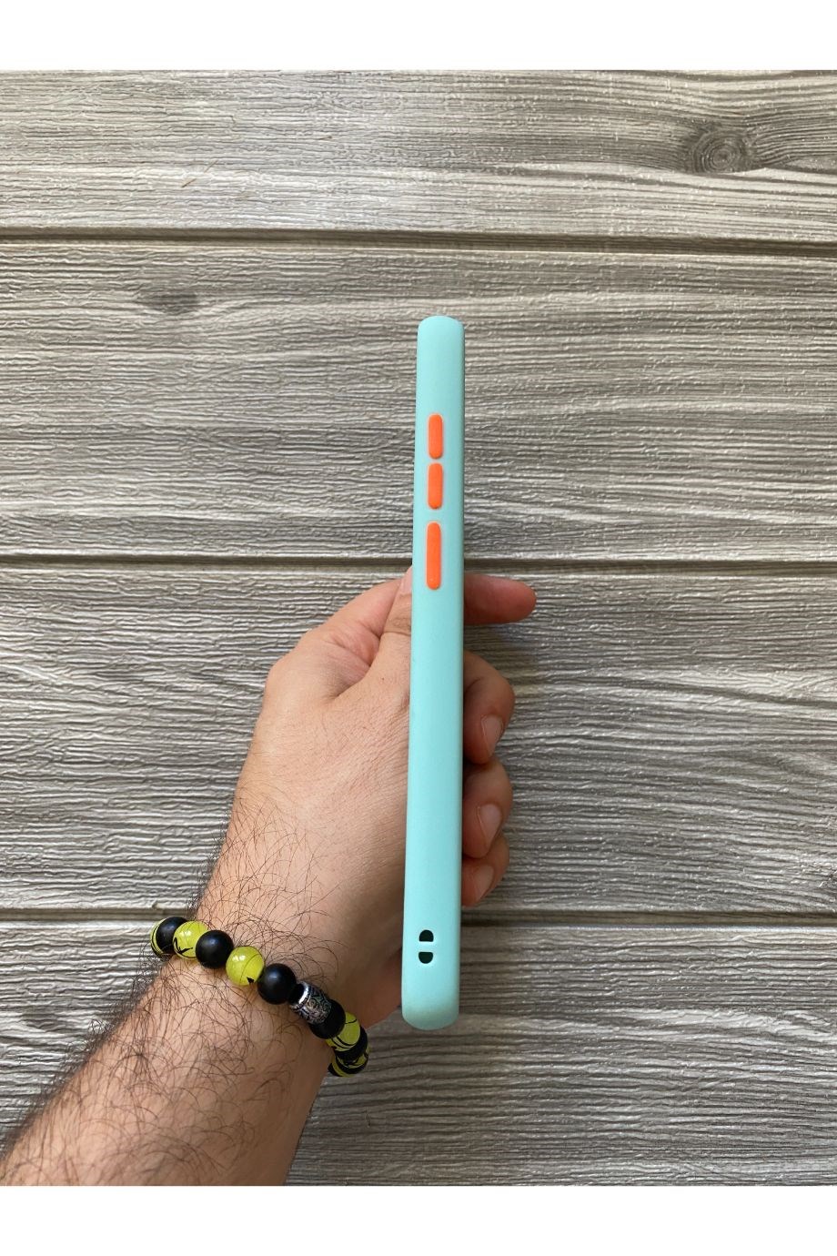 Redmi Note 8 Pro Turkuaz Buzlu Mika Kılıf