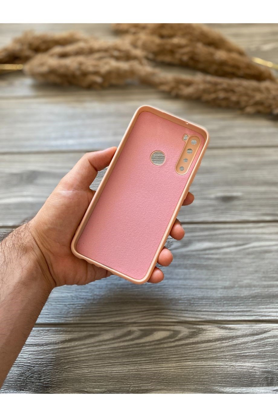 Redmi Note 8 Pudra Kamera Korumalı Lansman Kılıf