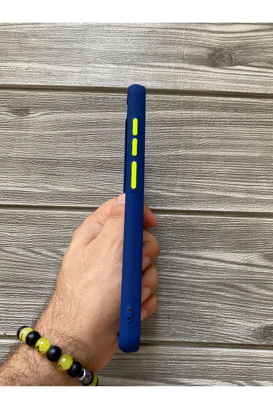 Redmi Note 9 Lacivert Kamera Korumalı Buzlu Mika Kılıf
