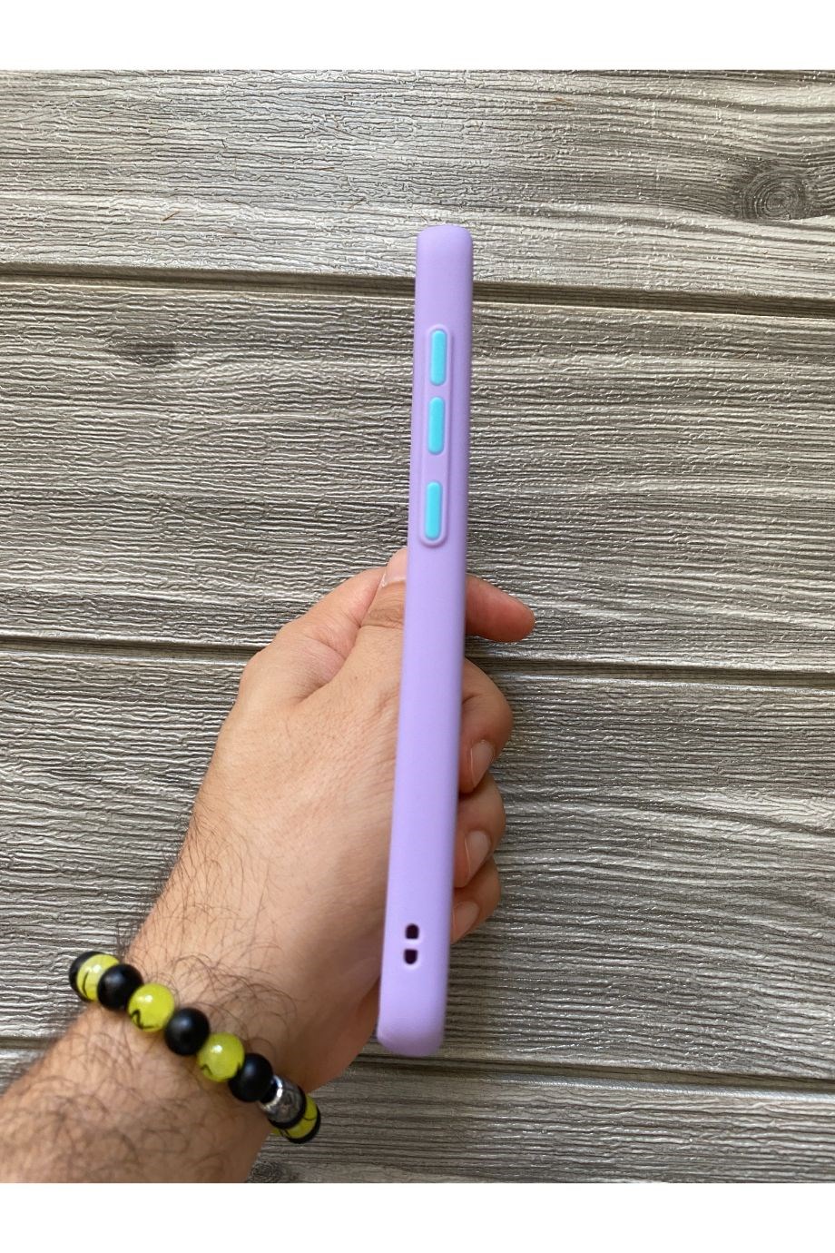 Redmi Note 9 Lila Kamera Korumalı Buzlu Mika Kılıf