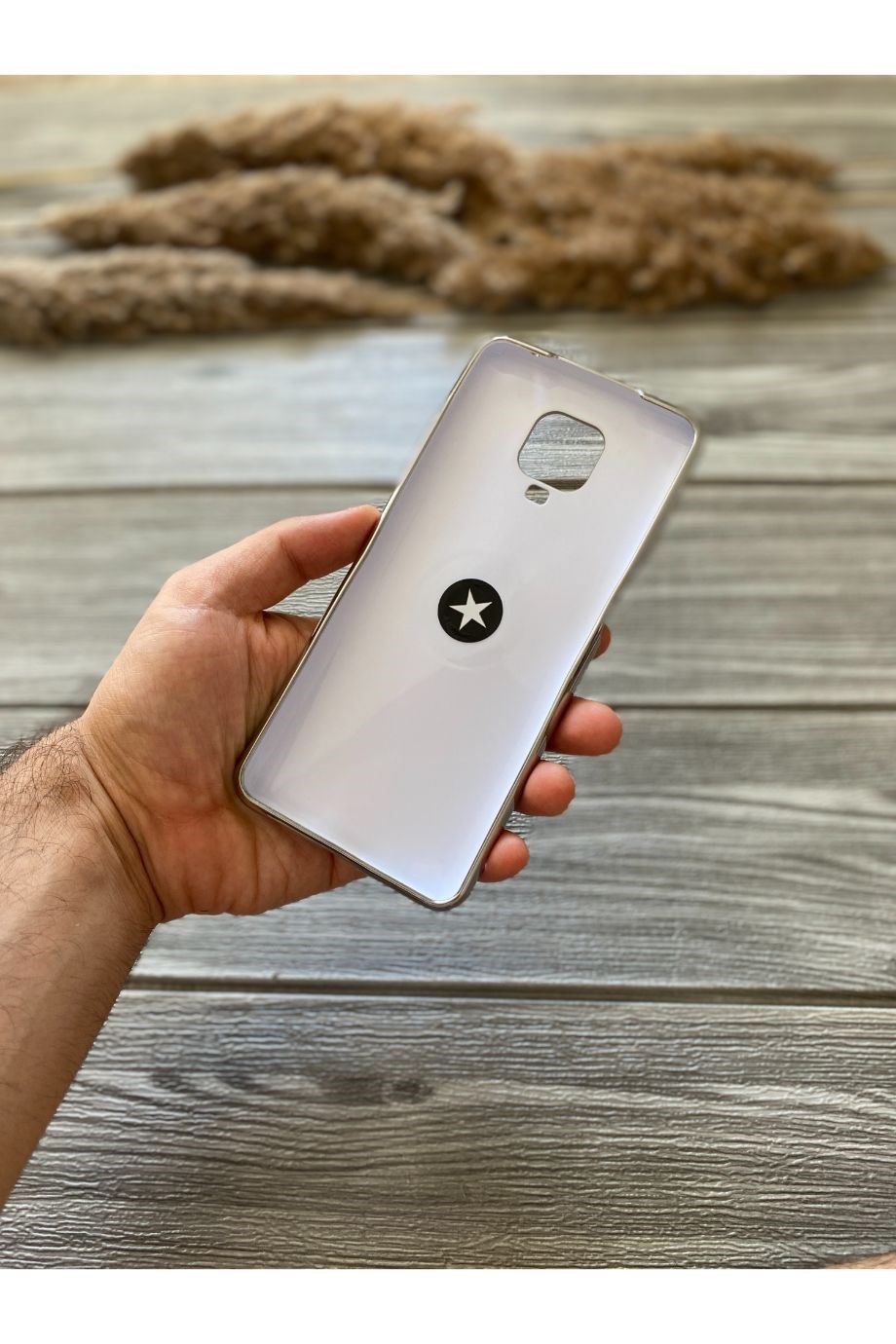 Redmi Note 9 pro / 9s Beyaz Premium Yüzüklü Kılıf
