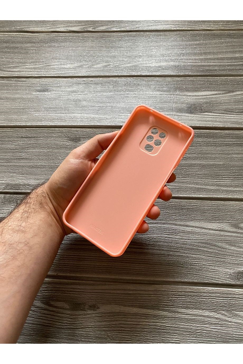 Redmi Note 9 Pro / 9s Pembe Kamera Korumalı Cam Kılıf