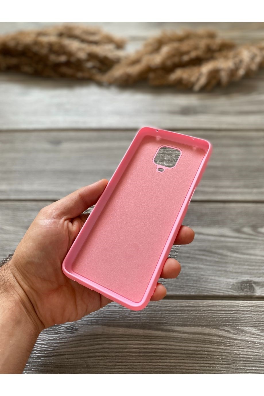 Redmi Note 9 Pro / 9s Pembe Lansman Kılıf