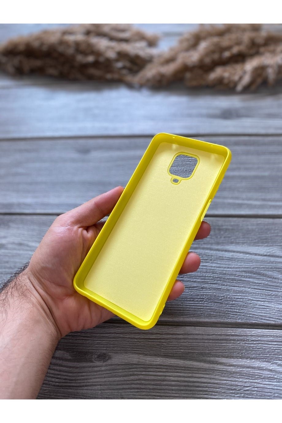 Redmi Note 9 Pro / 9s Sarı Lansman Kılıf