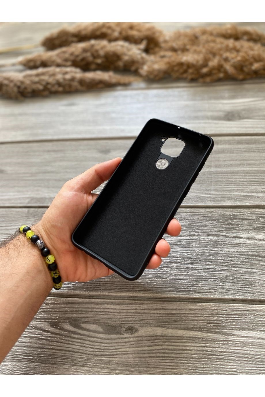 Redmi Note 9 Siyah Lansman Kılıf