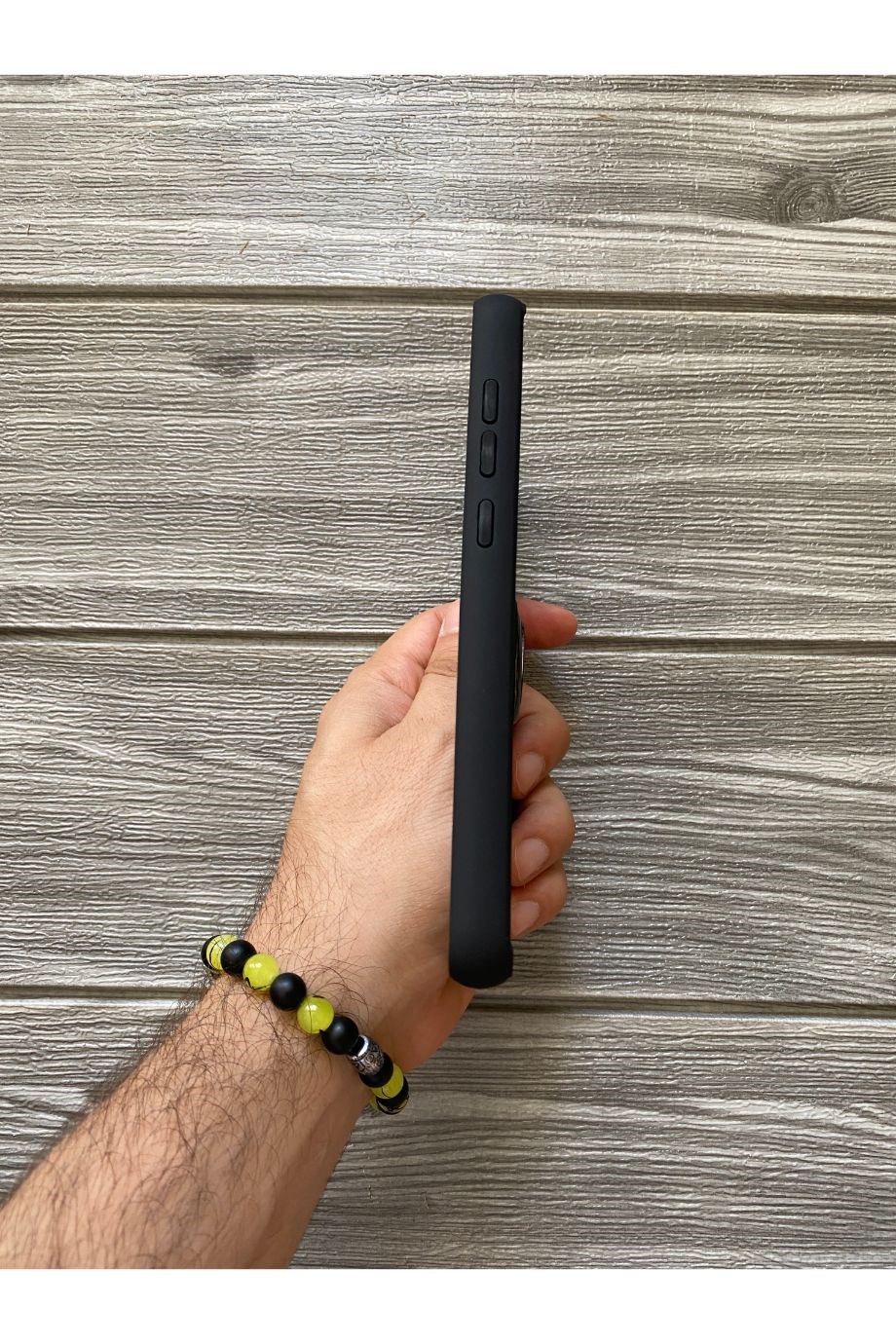 Redmi Note 9 Siyah Yüzüklü Buzlu Mika Kılıf