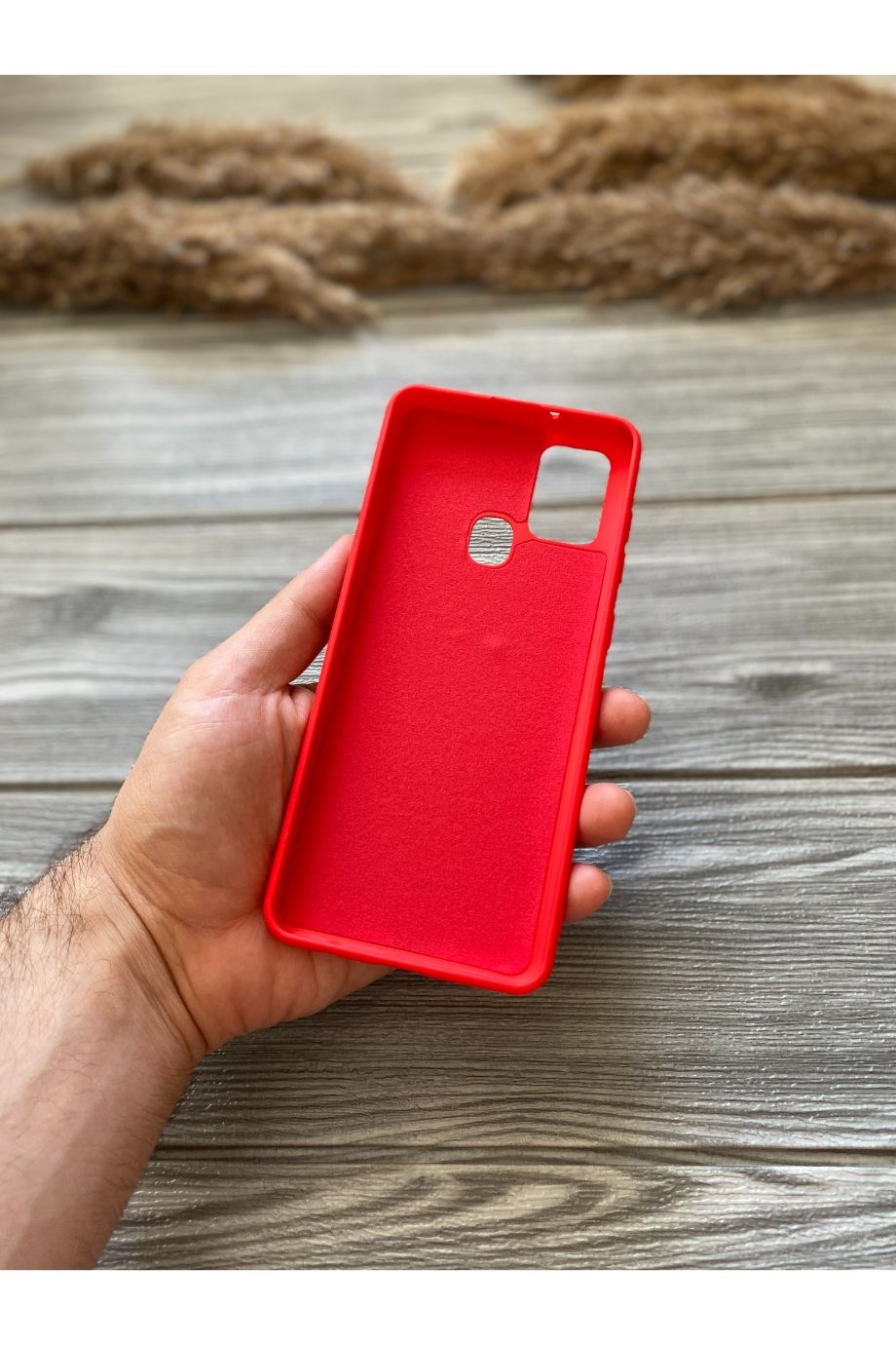 Samsung A21S Kırmızı Lansman Kılıf