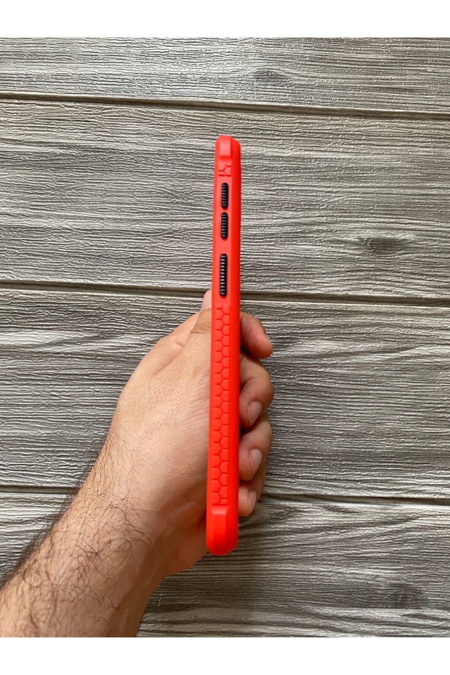 Samsung A50 / A30s Kırmızı Şeffaf Mika Kılıf