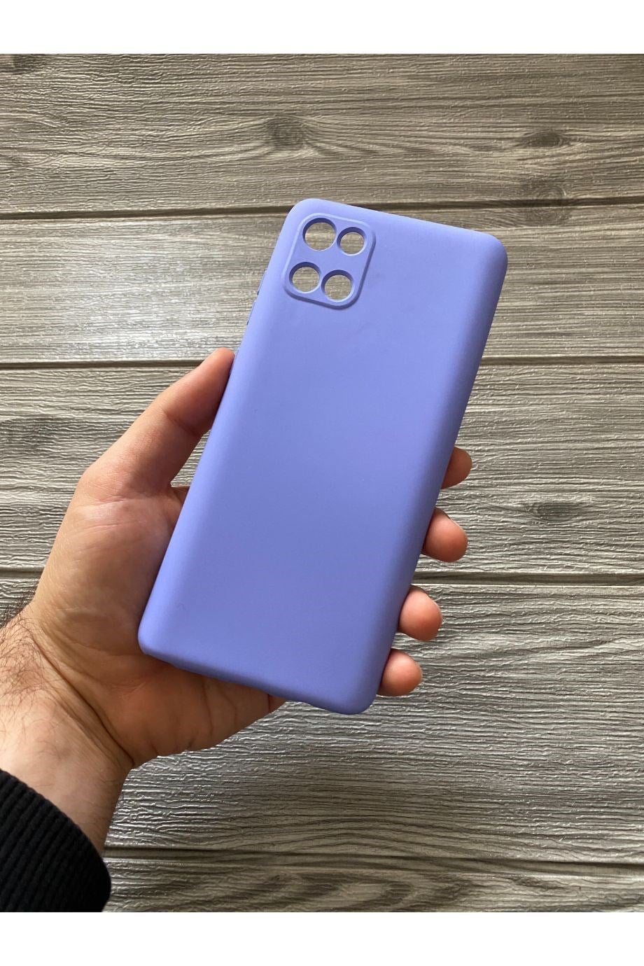 Samsung Note 10 Lite Kamera Korumalı Logolu Lansman Lila