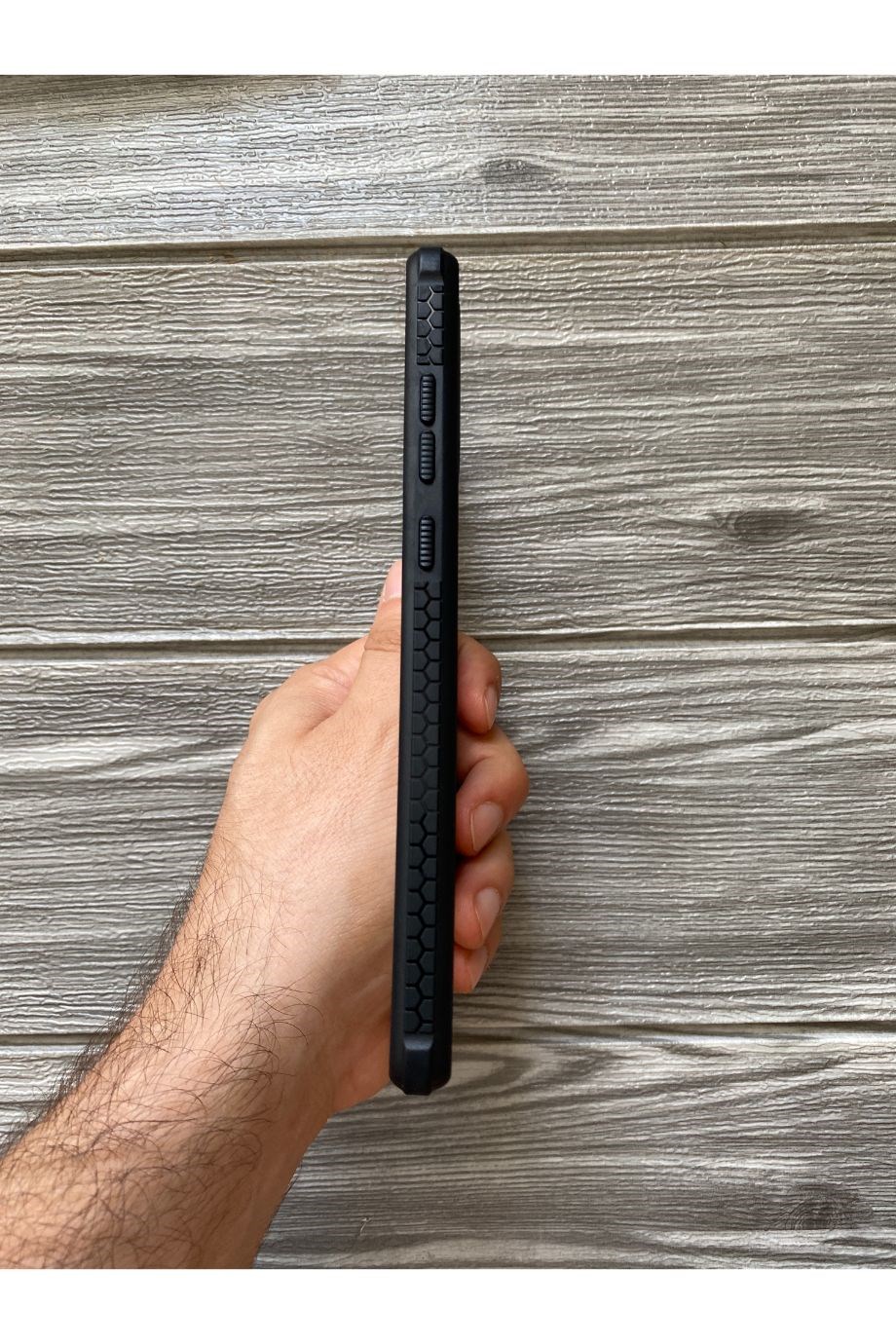 Samsung Note 20 Siyah Şeffaf Mika Kılıf