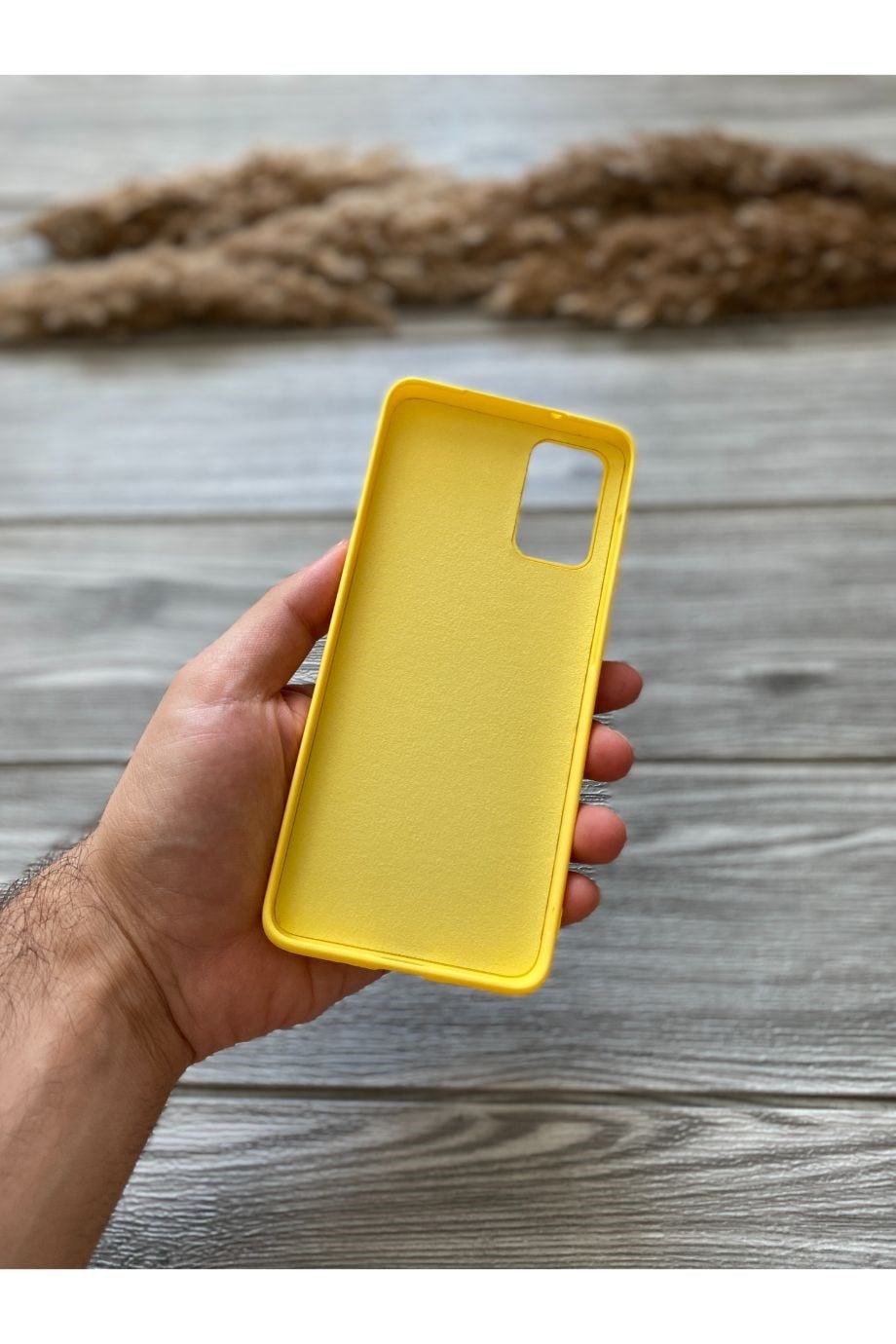 Samsung S20 Plus Sarı Lansman Kılıf