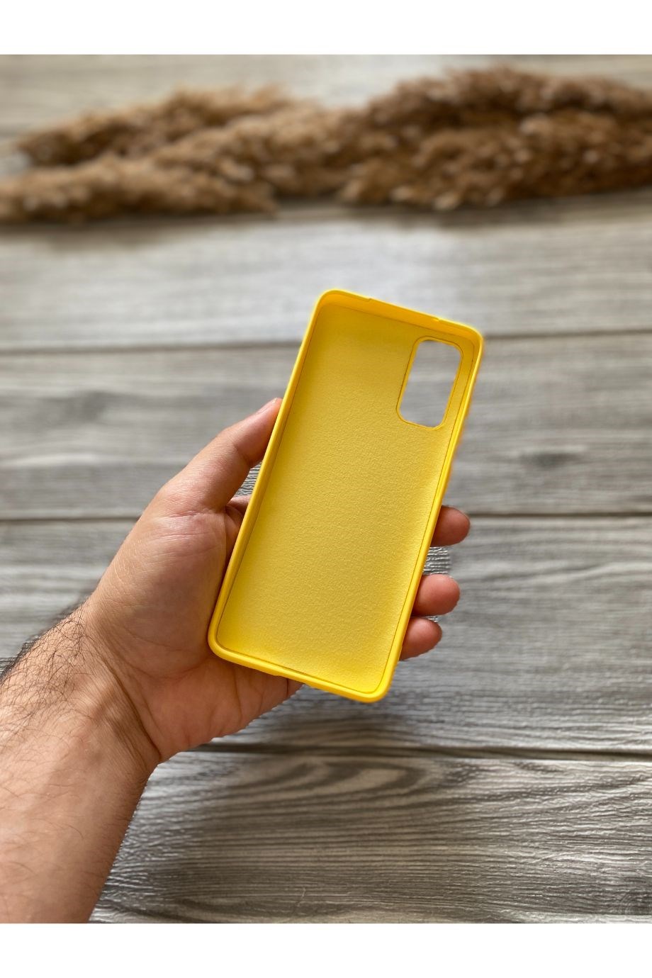 Samsung S20 Sarı Lansman Kılıf