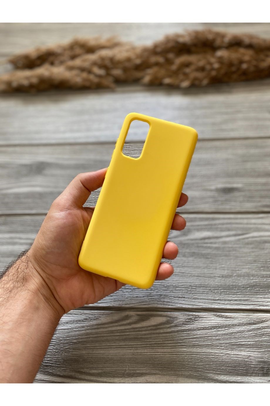 Samsung S20 Sarı Lansman Kılıf