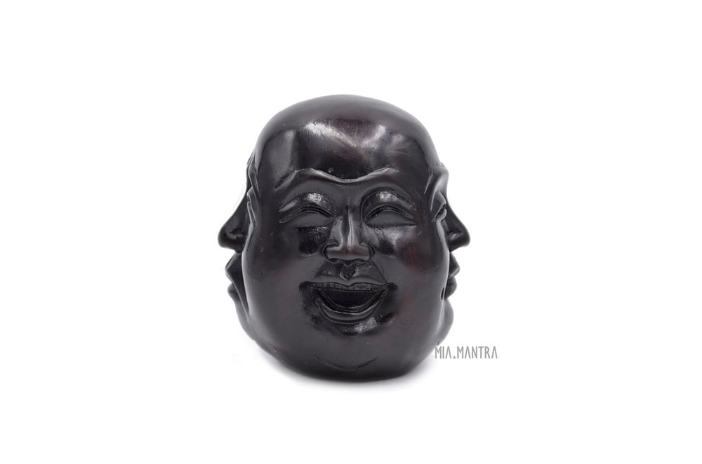 4 Suratlı Mini Buda Objesi  (Neşe, Huzur, Öfke, Üzüntü) (10 cm)