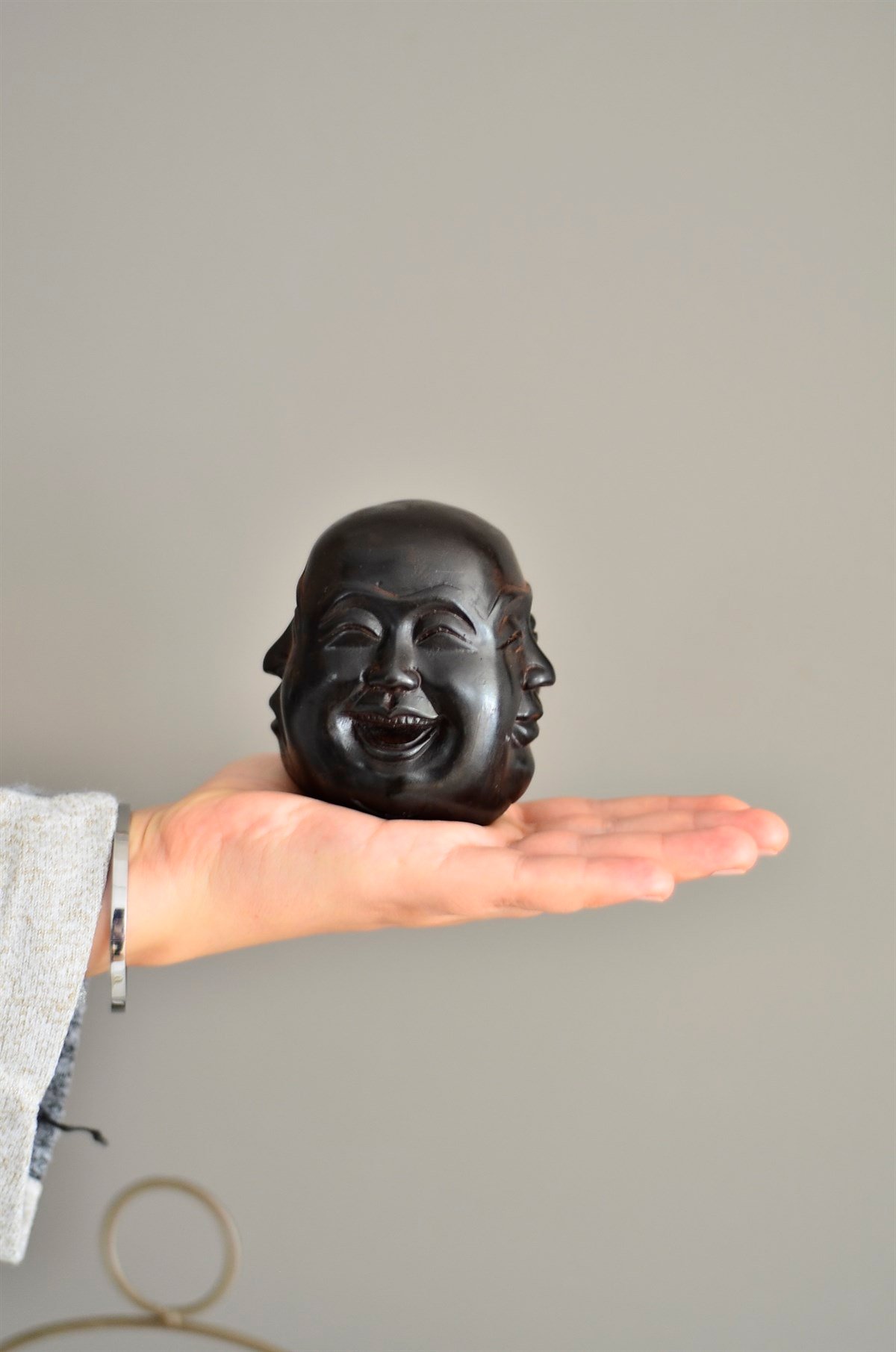 4 Suratlı Mini Buda Objesi  (Neşe, Huzur, Öfke, Üzüntü) (10 cm) - Miamantra